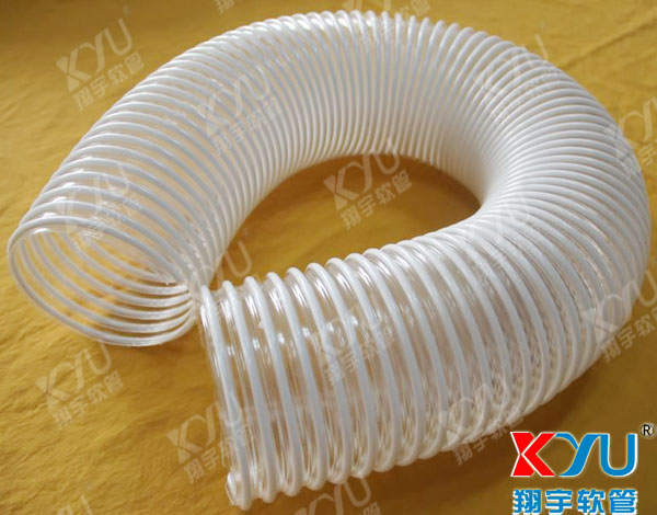 PVC通风管,PVC塑料软管透明内带钢丝增强