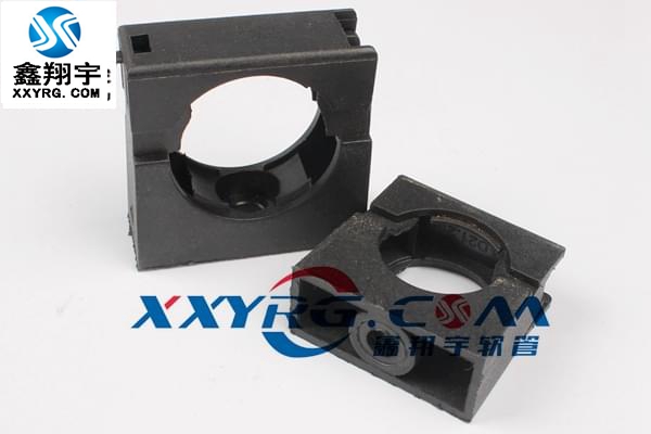 XY-8009穿线塑料波纹管带盖固定卡座支架